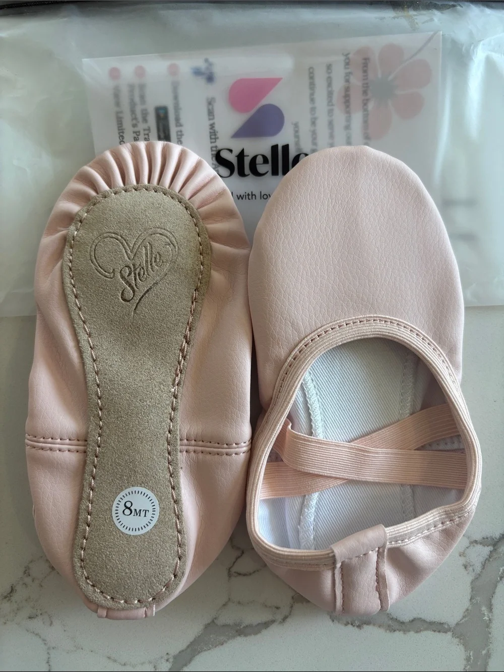 Stellah Kids Soft Ballet Flats in Light Pink